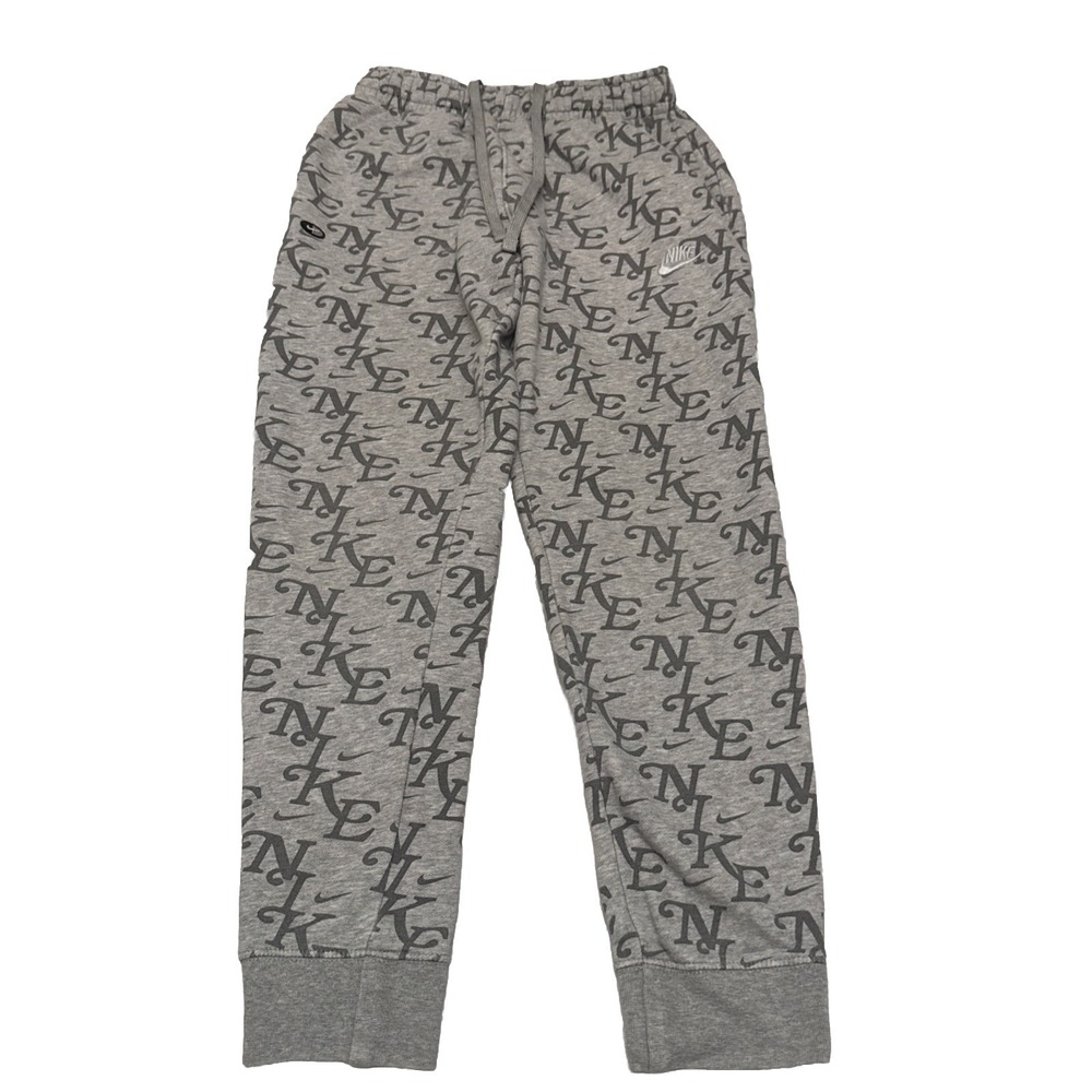 Nike Sportswear Club Fleece Monogram Joggers‎ in Gray